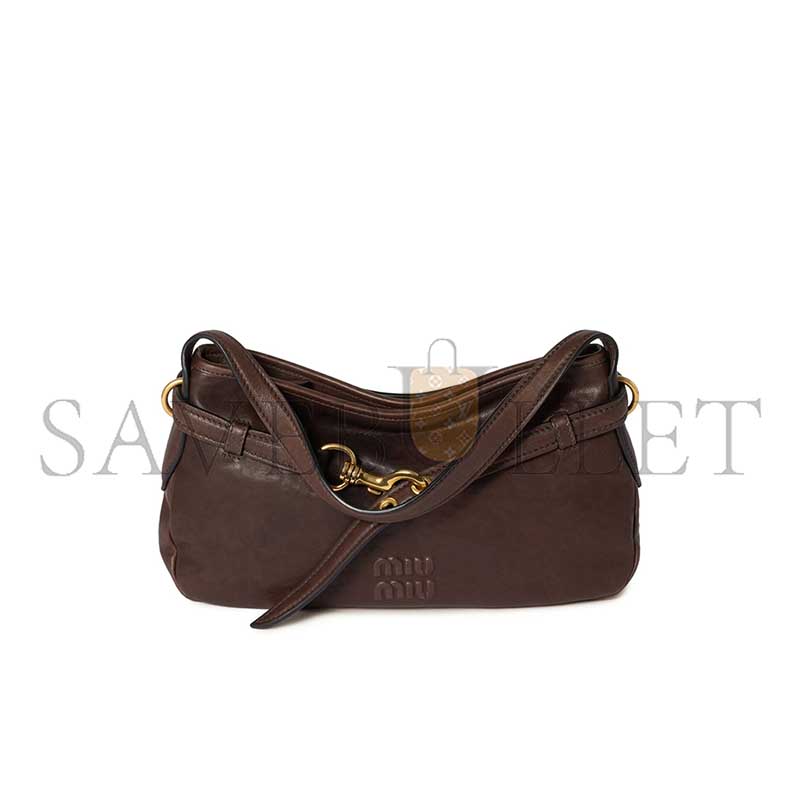 MIU MIU AVENTURE NAPPA LEATHER BAG 5BC182 (33*19*5cm)